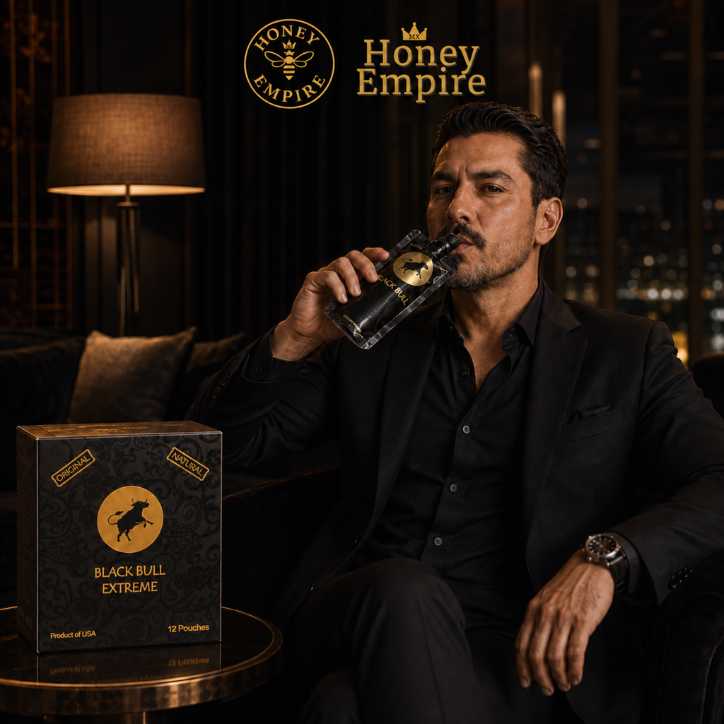 Miel Natural Black Bull - 12 Sobres de 22g