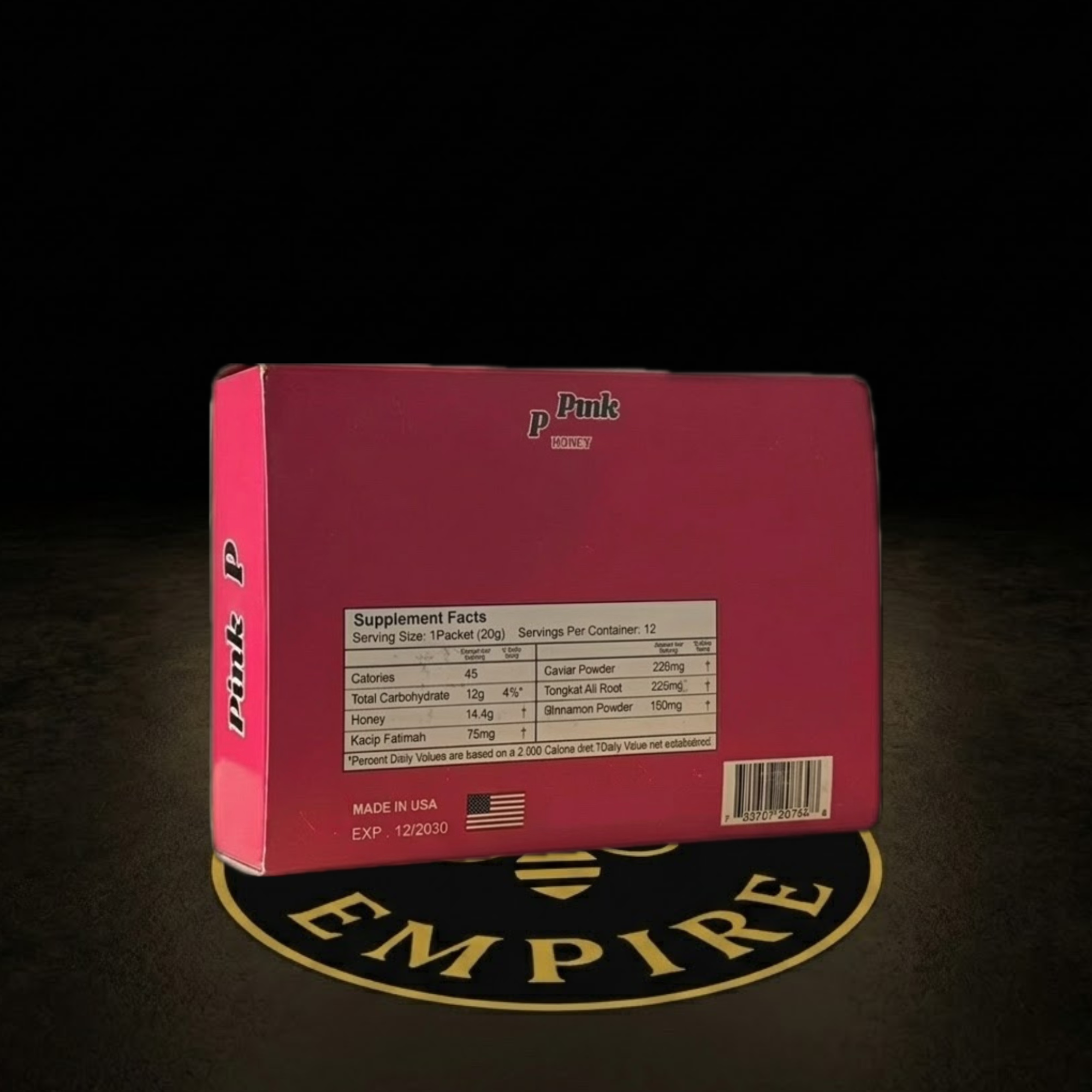 20 Cajas Miel Natural Pink Cat Honey - Distribuidor