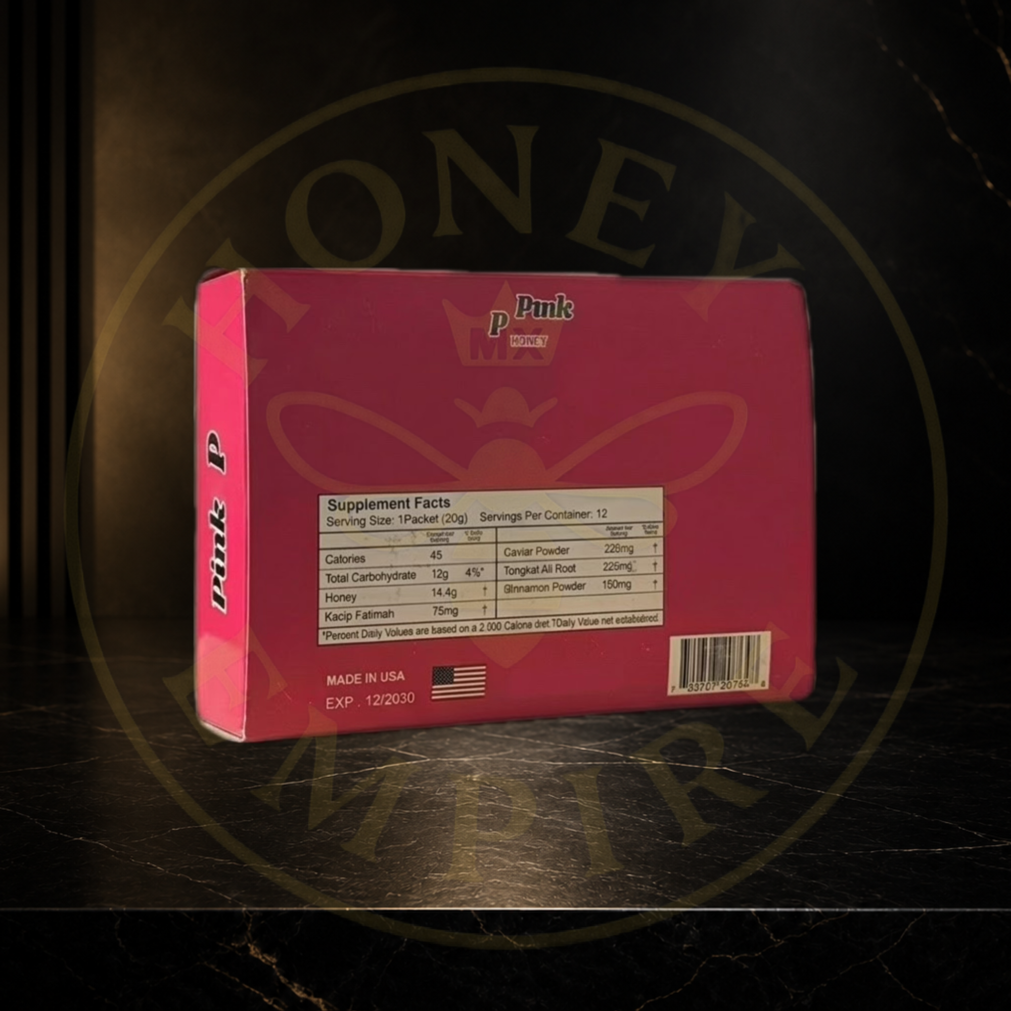 Miel Natural Pink Cat Honey - 12 Sobres de 20g