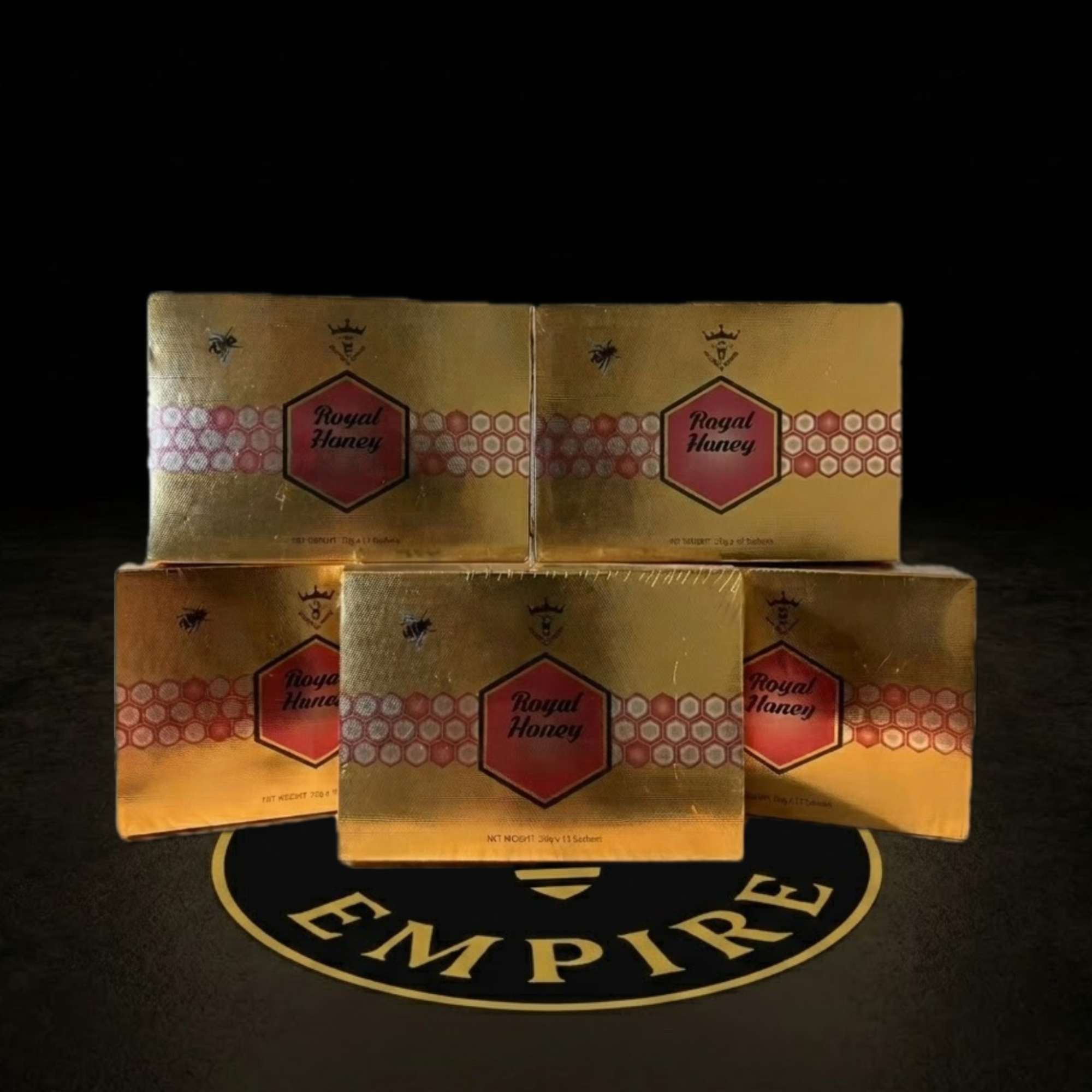 5 Cajas Miel Natural Royal VIP Honey - Comerciante