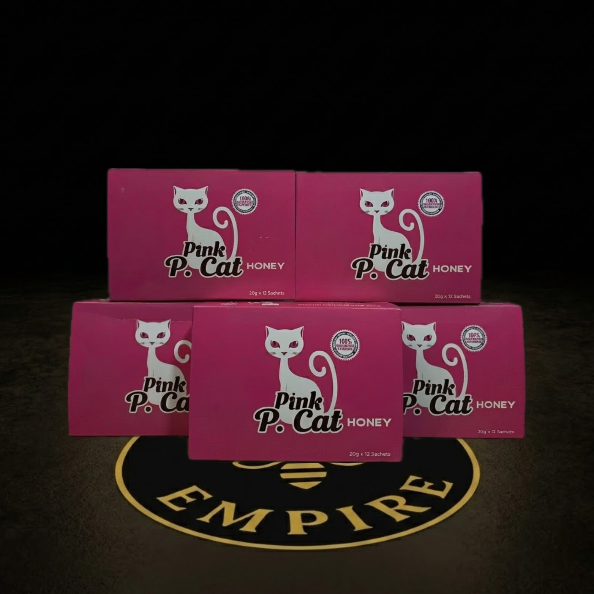 5 Cajas Miel Natural Pink Cat Honey - Comerciante