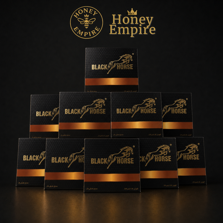 10 Cajas Miel Natural Black Horse Honey - Revendedor