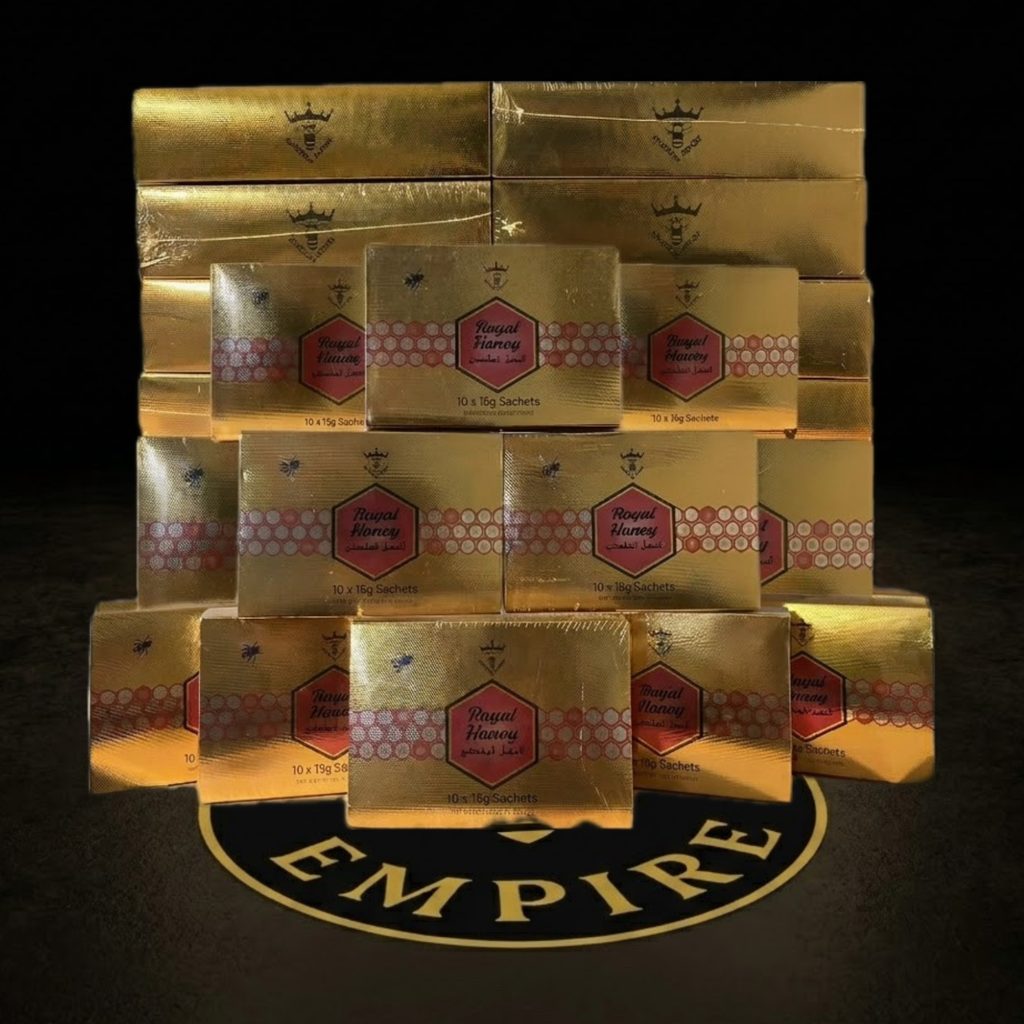20 Cajas Miel Natural Royal VIP Honey - Distribuidor
