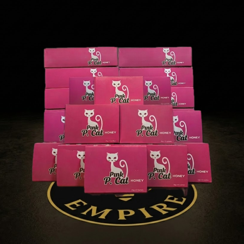 20 Cajas Miel Natural Pink Cat Honey - Distribuidor